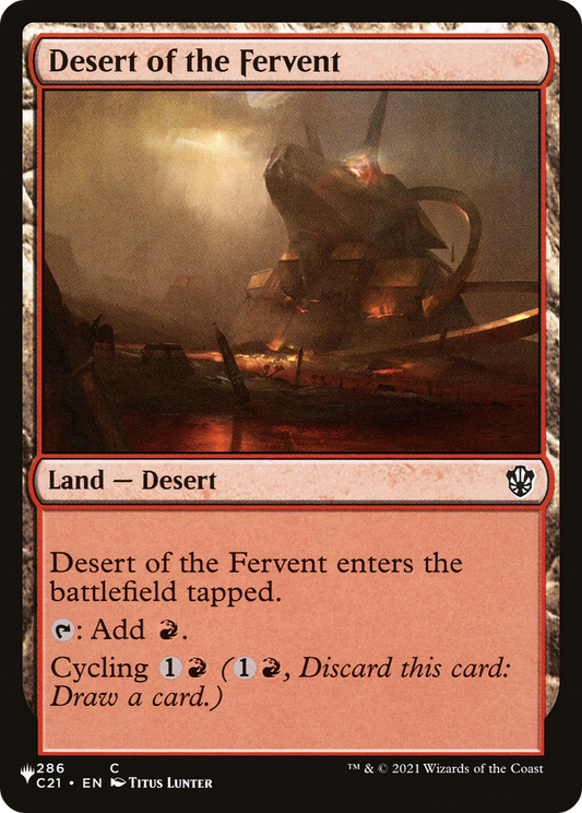 Desert of the Fervent (PLST-C21-286) - The List