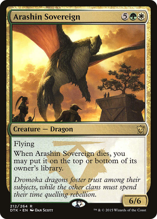 Arashin Sovereign (DTK-212) - Dragons of Tarkir Foil