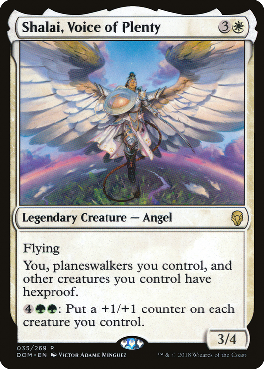 Shalai, Voice of Plenty (DOM-035) - Dominaria