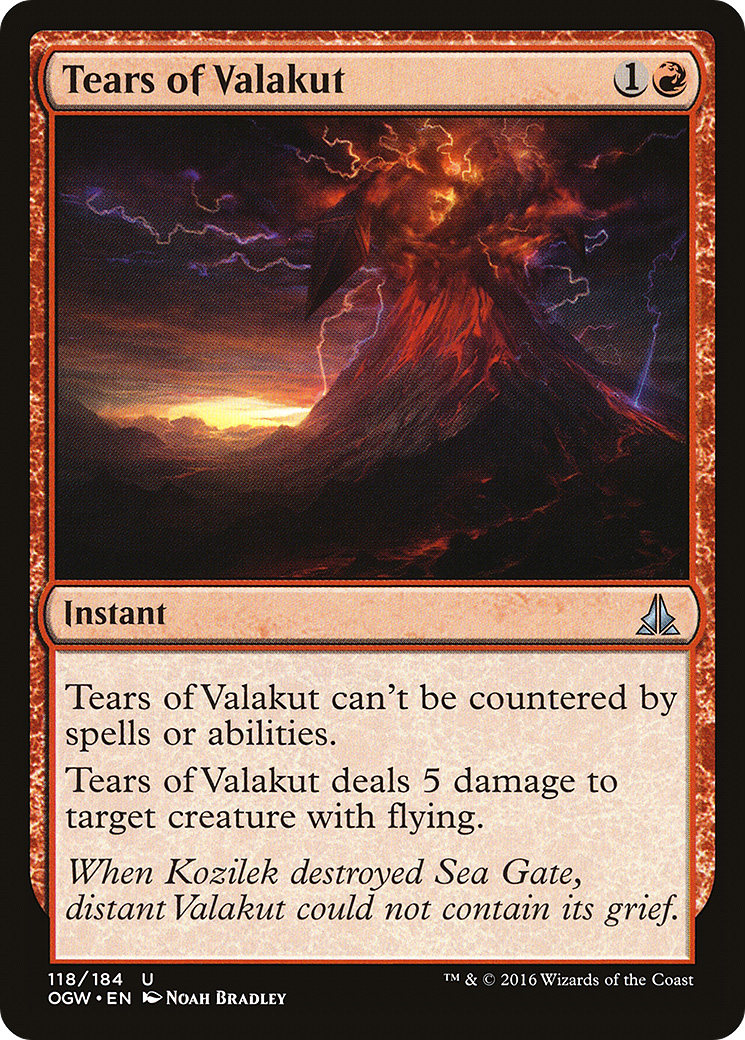 Tears of Valakut (OGW-118) - Oath of the Gatewatch