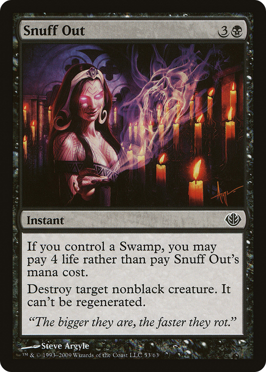 Snuff Out (DDD-053) - Duel Decks: Garruk vs. Liliana