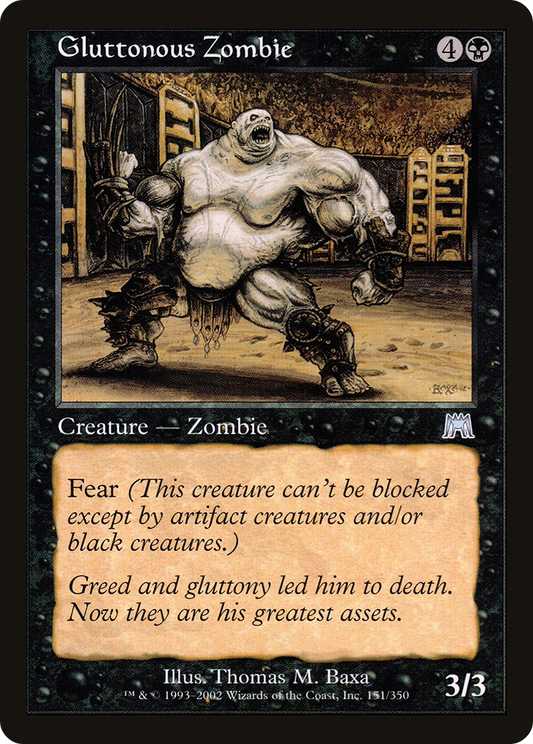 Gluttonous Zombie (ONS-151) - Onslaught Foil