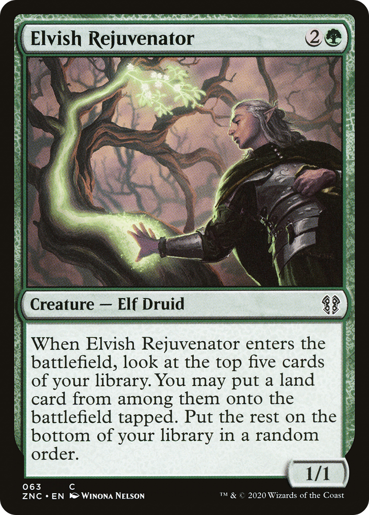 Elvish Rejuvenator (ZNC-063) - Zendikar Rising Commander