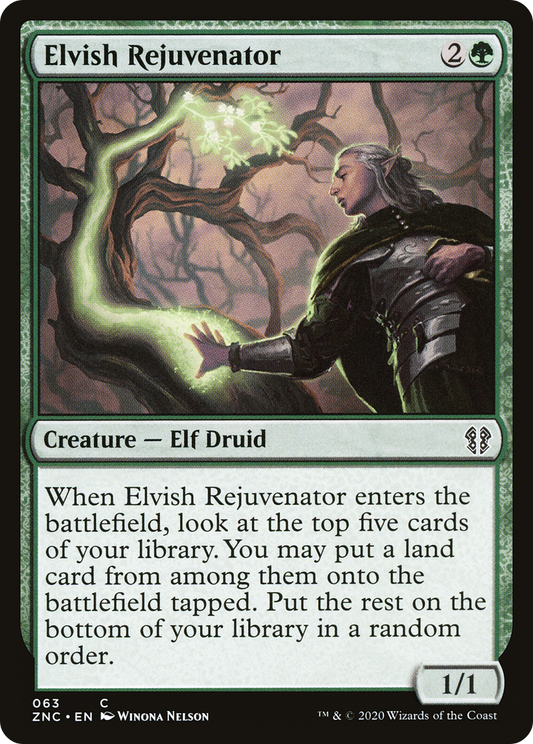 Elvish Rejuvenator (ZNC-063) - Zendikar Rising Commander