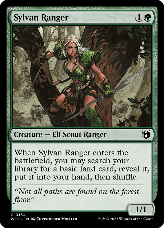 Sylvan Ranger (WOC-134) - Wilds of Eldraine Commander