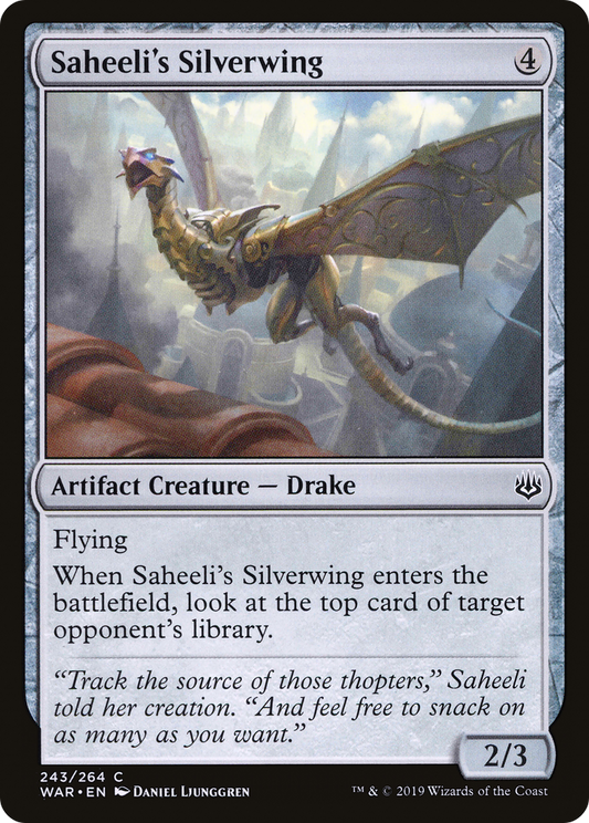 Saheeli's Silverwing (WAR-243) - War of the Spark