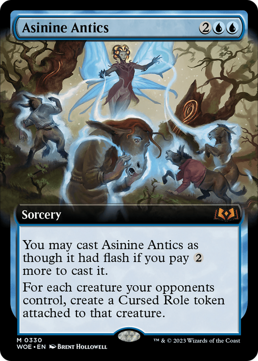Asinine Antics (Extended Art)  (WOE-330) - Wilds of Eldraine: (Extended Art)
