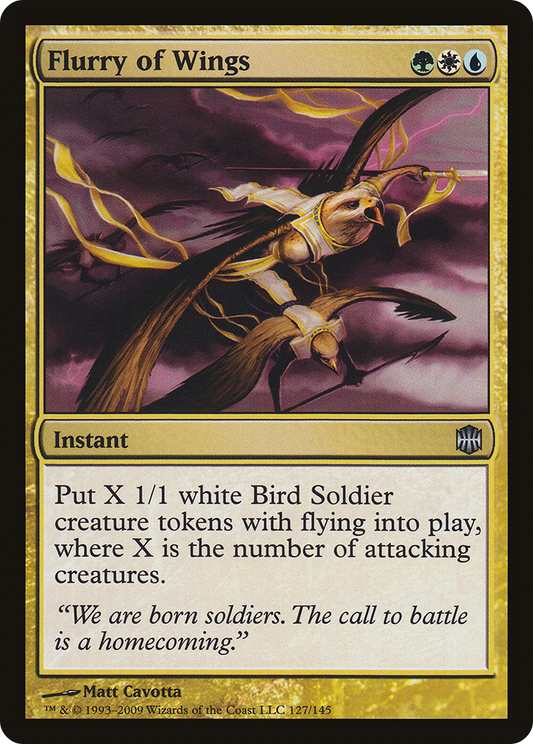 Flurry of Wings (ARB-127) - Alara Reborn Foil