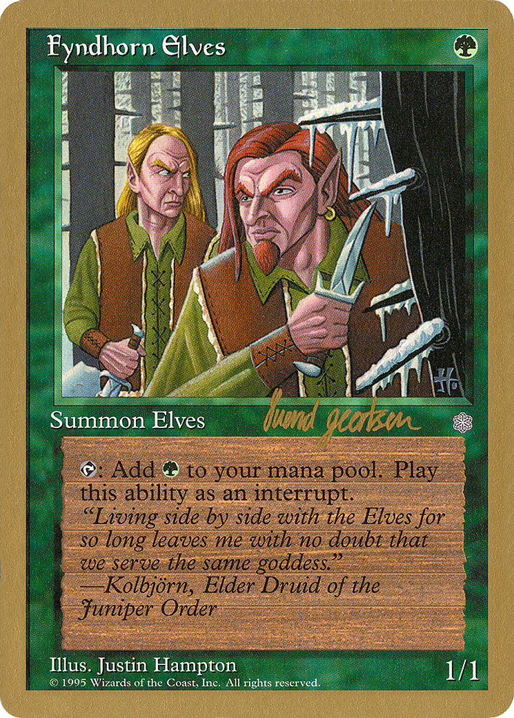 Fyndhorn Elves (WC97-SG244) - World Championship Decks 1997