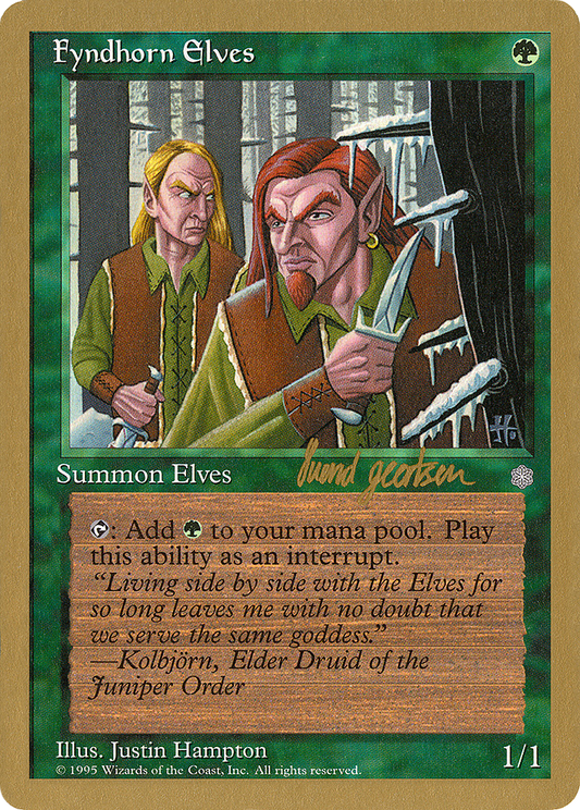 Fyndhorn Elves (WC97-SG244) - World Championship Decks 1997