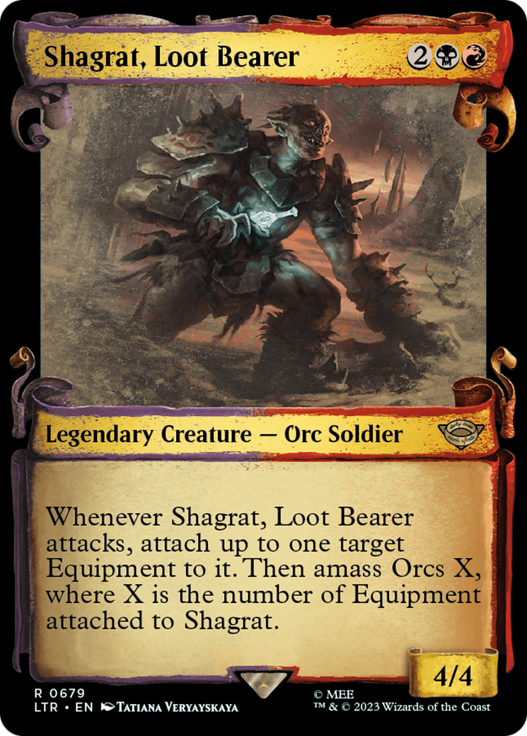 Shagrat, Loot Bearer (LTR-679) - The Lord of the Rings: Tales of Middle-earth: (Showcase) Foil