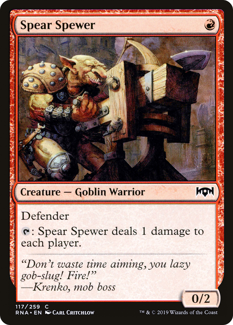 Spear Spewer (RNA-117) - Ravnica Allegiance