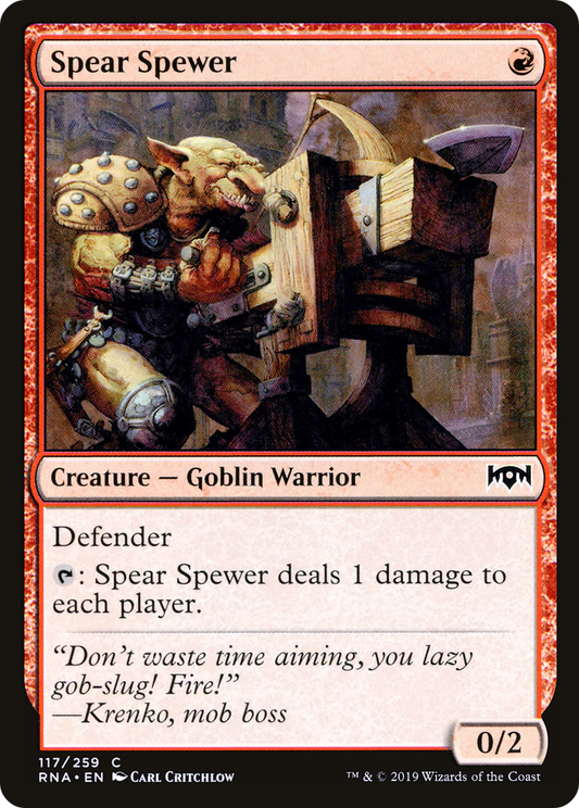 Spear Spewer (RNA-117) - Ravnica Allegiance Foil