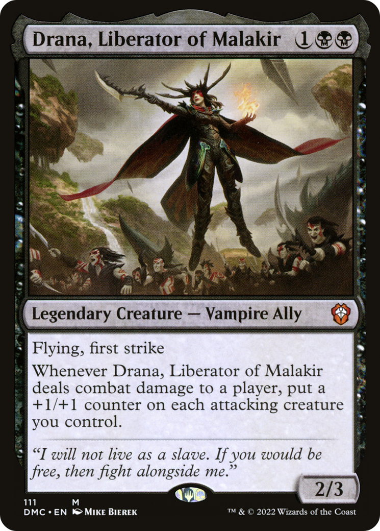 Drana, Liberator of Malakir (DMC-111) - Dominaria United Commander