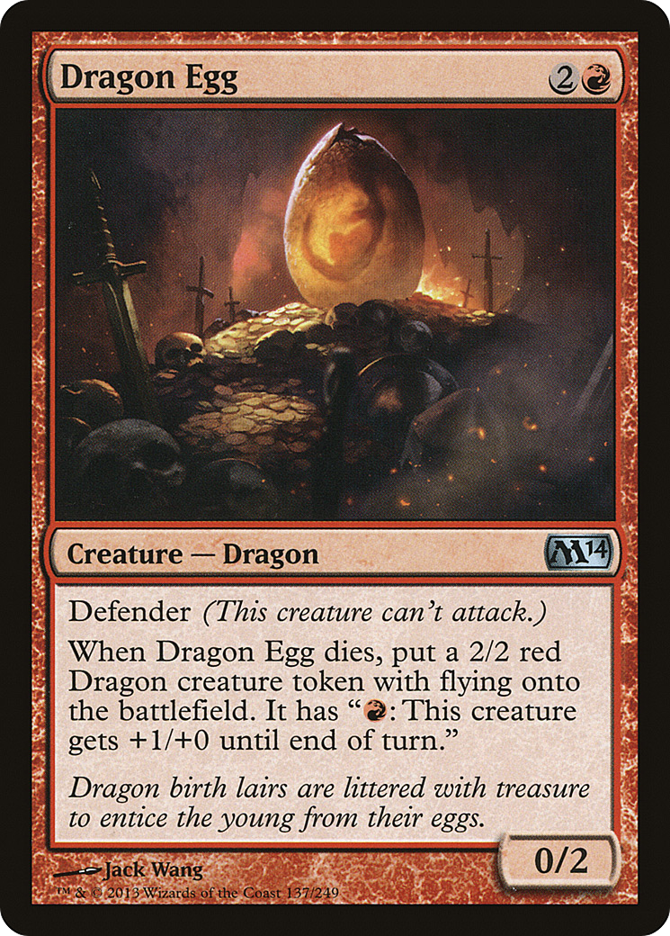 Dragon Egg  (M14-137) - Magic 2014