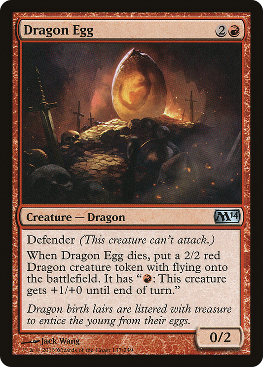 Dragon Egg (M14-137) - Magic 2014