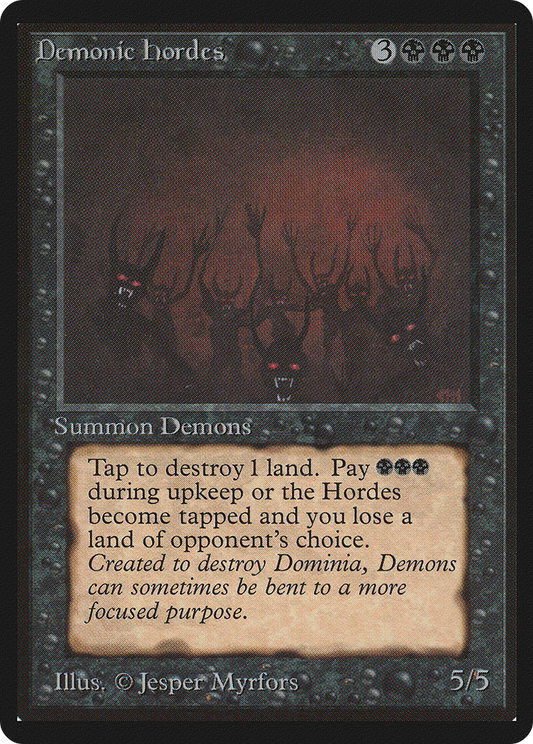 Demonic Hordes (LEB-104) - Limited Edition Beta