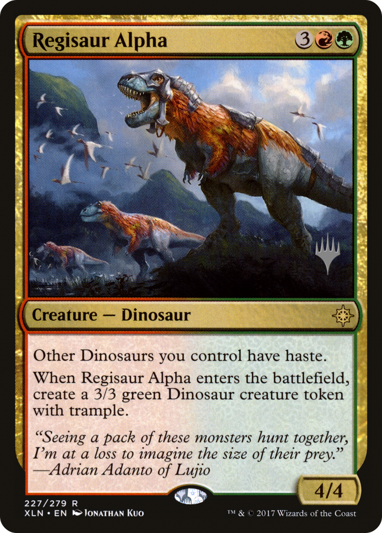 Regisaur Alpha (PPM20-227) - Ixalan Promos (Promo Pack)