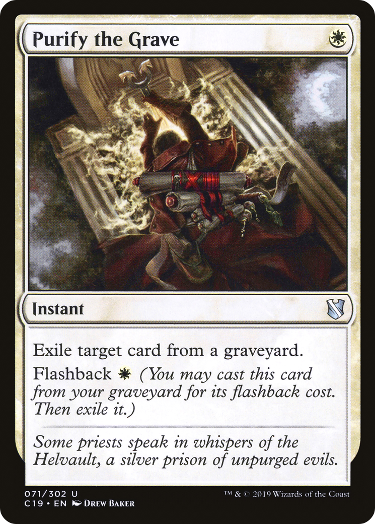 Purify the Grave (C19-071) - Commander 2019