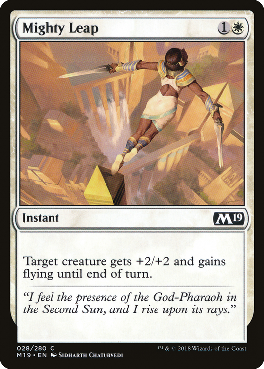Mighty Leap (M19-028) - Core Set 2019 Foil