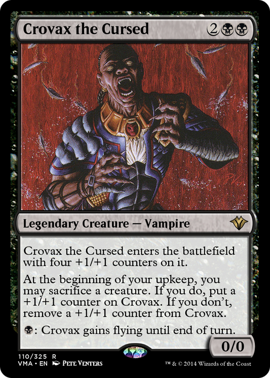 Crovax the Cursed (VMA-110) - Vintage Masters Foil