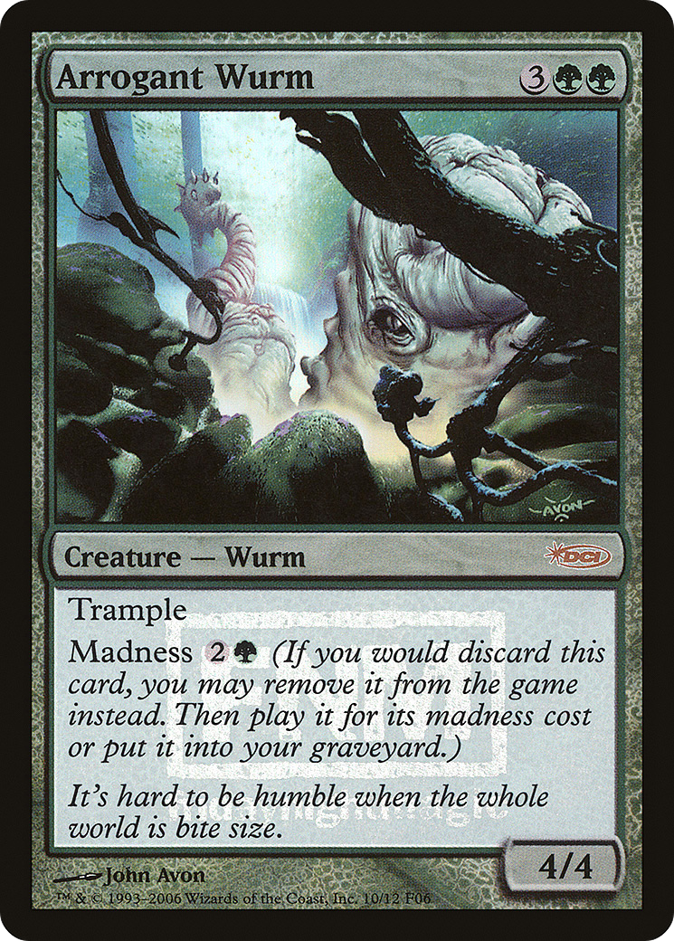 Arrogant Wurm (F06-010) - Friday Night Magic 2006 Foil