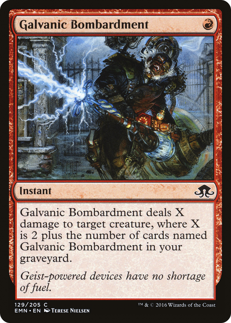 Galvanic Bombardment (EMN-129) - Eldritch Moon Foil