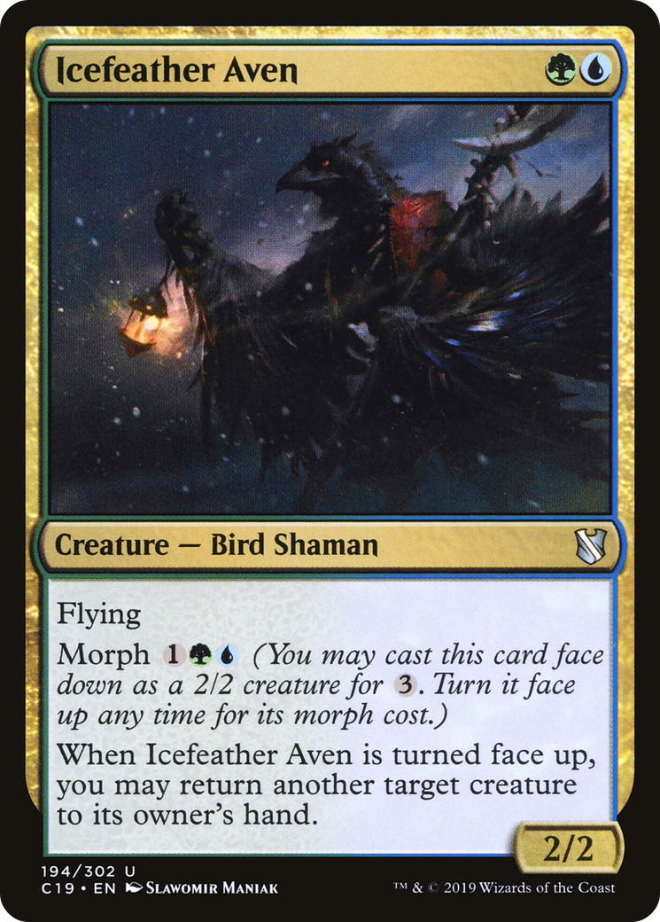 Icefeather Aven (C19-194) - Commander 2019