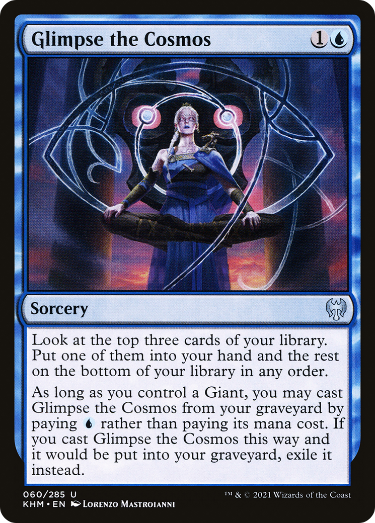 Glimpse the Cosmos (KHM-060) - Kaldheim Foil