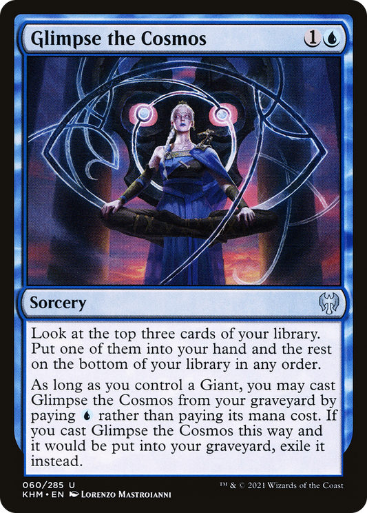 Glimpse the Cosmos (KHM-060) - Kaldheim Foil