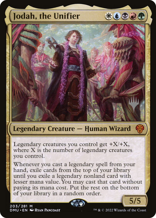 Jodah, the Unifier (PPDMU-203) - Dominaria United Promos Foil (Promo Pack)