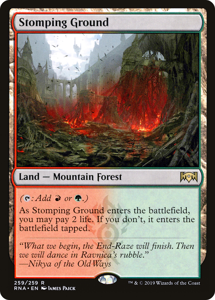 Stomping Ground (RNA-259) - Ravnica Allegiance Foil