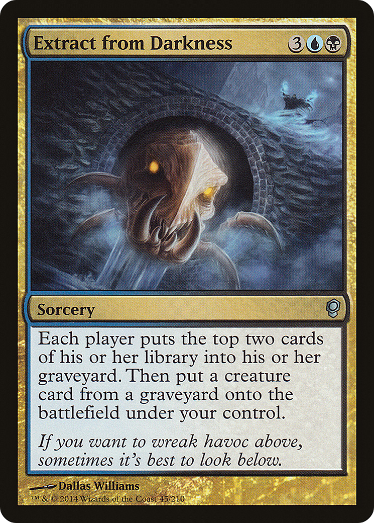 Extract from Darkness (CNS-045) - Conspiracy Foil