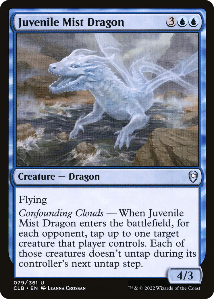 Juvenile Mist Dragon (CLB-079) - Commander Legends: Battle for Baldur's Gate