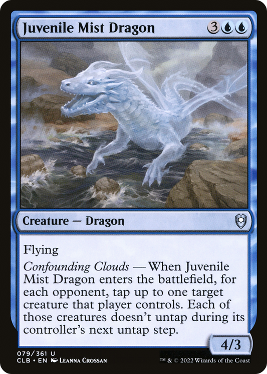 Juvenile Mist Dragon (CLB-079) - Commander Legends: Battle for Baldur's Gate Foil