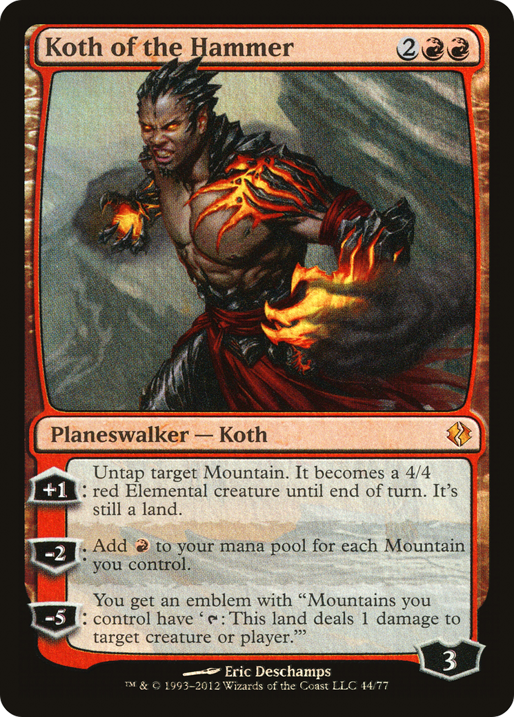 Koth of the Hammer (DDI-044) - Duel Decks: Venser vs. Koth Foil