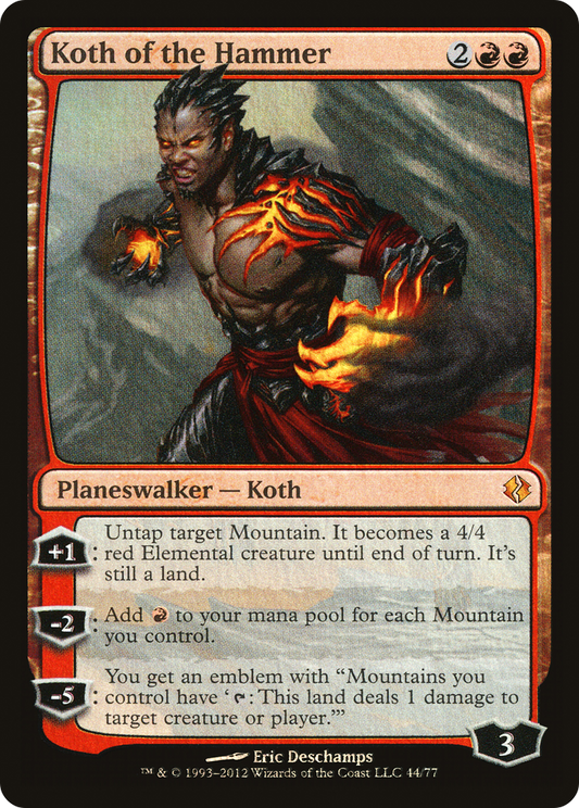 Koth of the Hammer (DDI-044) - Duel Decks: Venser vs. Koth Foil