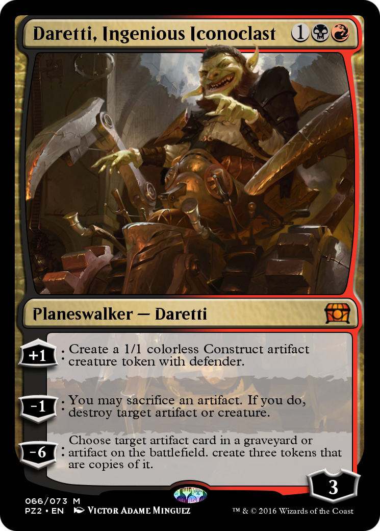 Daretti, Ingenious Iconoclast (PZ2-066) - Treasure Chest