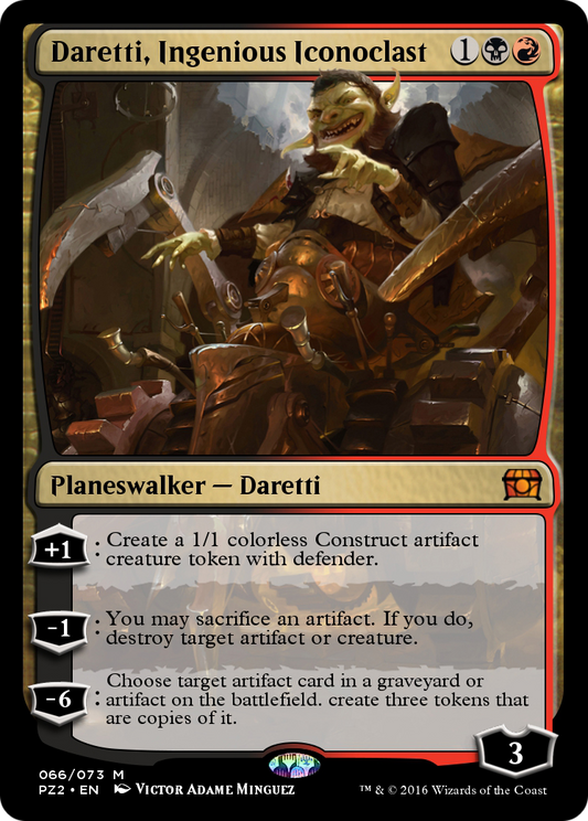 Daretti, Ingenious Iconoclast (PZ2-066) - Treasure Chest