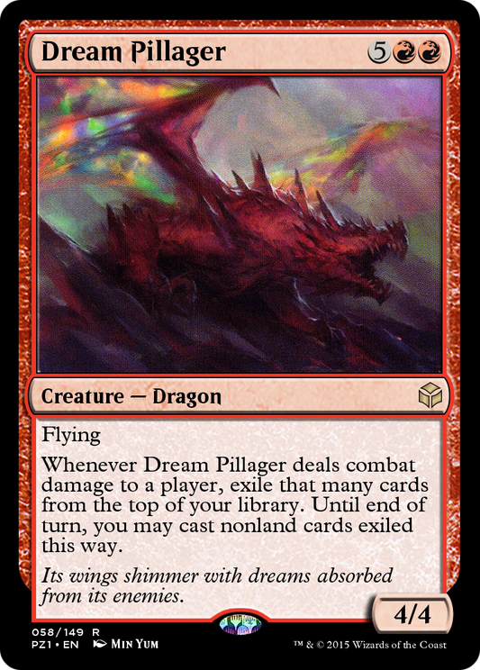 Dream Pillager (PZ1-058) - Legendary Cube Prize Pack Foil