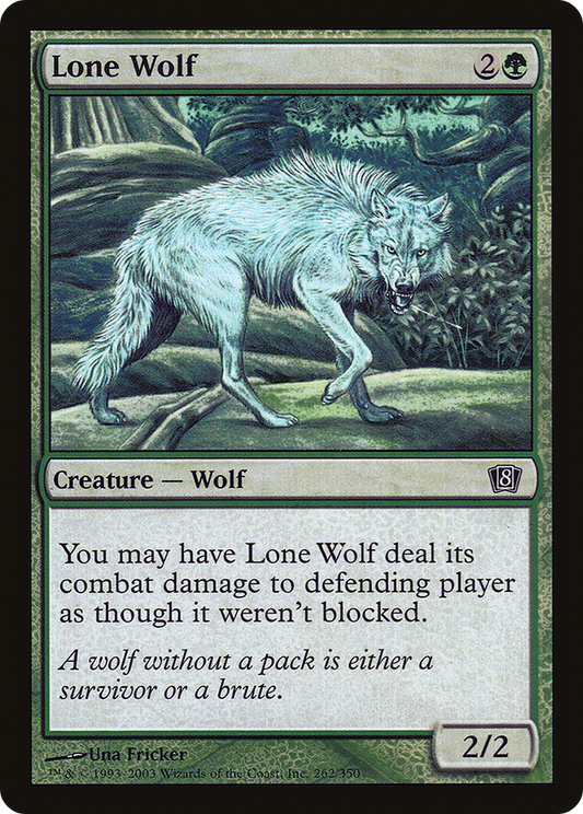 Lone Wolf (8ED-262★) - Eighth Edition Foil