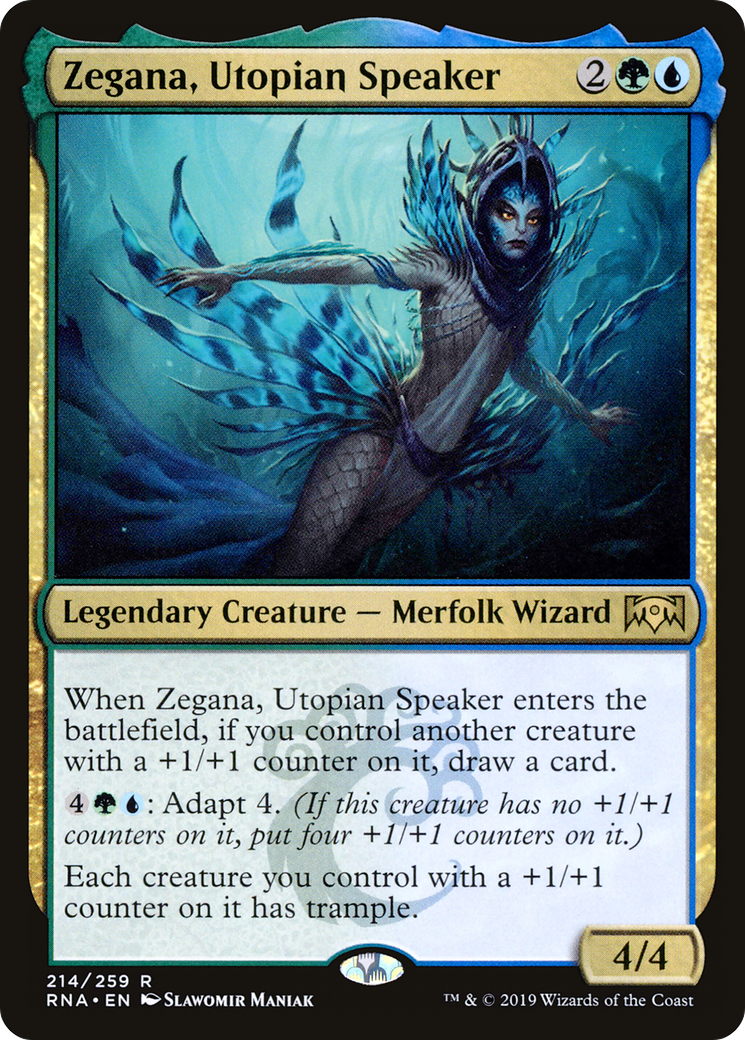 Zegana, Utopian Speaker (RNA-214) - Ravnica Allegiance