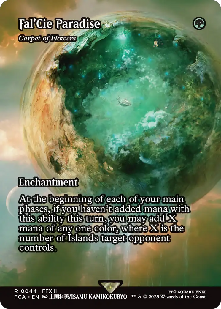 Fal'Cie Paradise - Carpet of Flowers (Showcase) (FCA-044) - FINAL FANTASY: Through the Ages / Fal'Cie Paradise (Borderless)