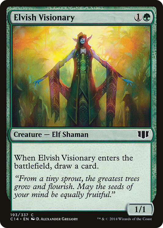 Elvish Visionary (C14-193) - Commander 2014