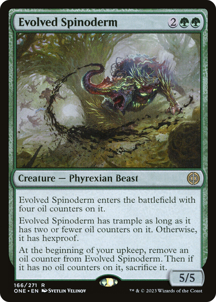 Evolved Spinoderm (ONE-166) - Phyrexia: All Will Be One Foil