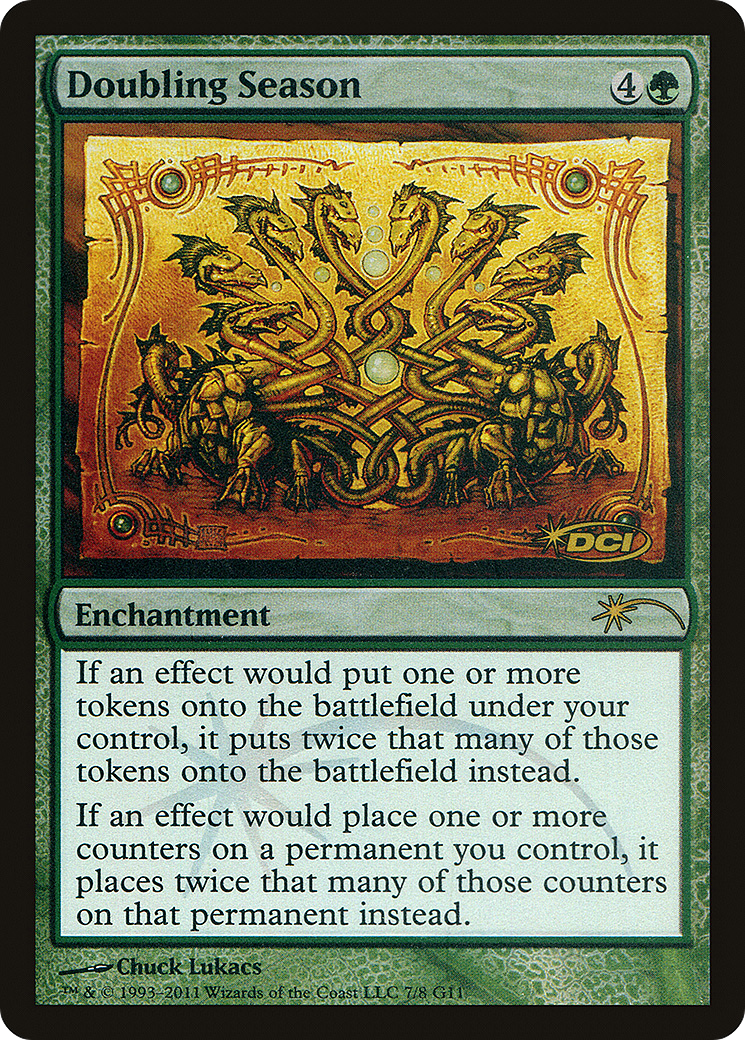 Doubling Season (G11-007) - Judge Gift Cards 2011 Foil