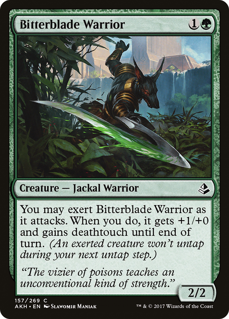 Bitterblade Warrior (AKH-157) - Amonkhet