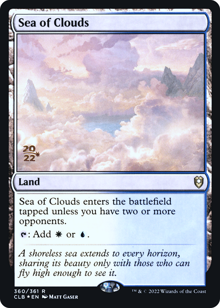 Sea of Clouds (PRE-360S) - Battle for Baldur's Gate Promos (Prerelease) Foil