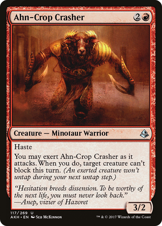 Ahn-Crop Crasher (AKH-117) - Amonkhet Foil