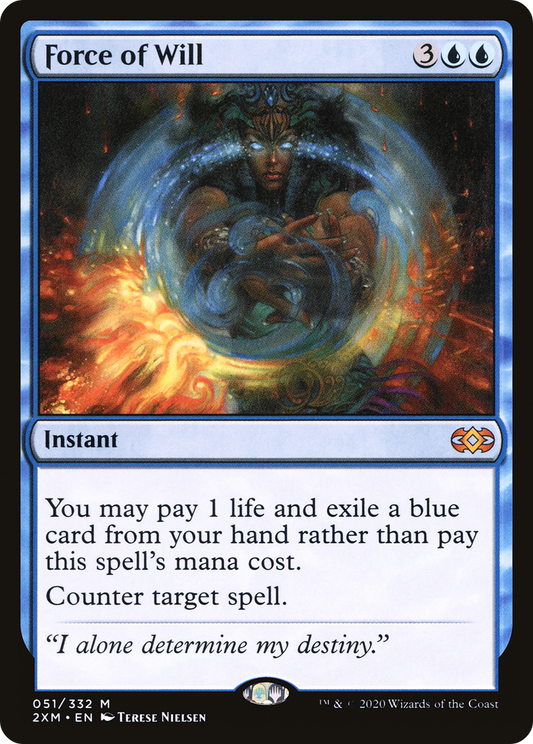 Force of Will (2XM-051) - Double Masters Foil